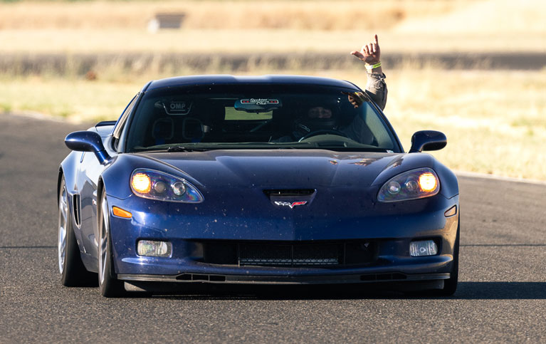 Autocross race car competing in the Pacific Northwest